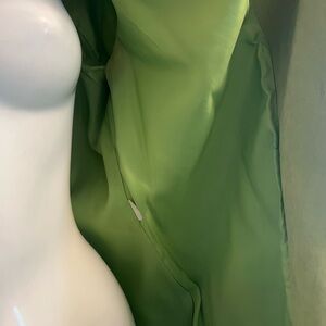 Vibrant Chic and elegant 2 piece green suit.